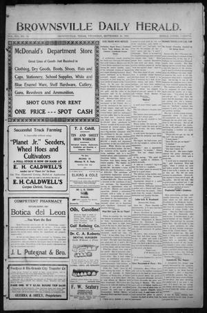 Brownsville Daily Herald (Brownsville, Tex.), Vol. 14, No. 76, Ed. 1, Thursday, September 28, 1905
