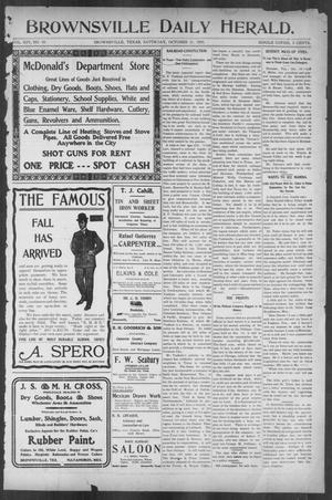 Brownsville Daily Herald (Brownsville, Tex.), Vol. 14, No. 95, Ed. 1, Saturday, October 21, 1905