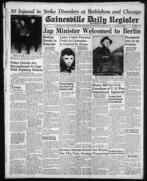 Gainesville Daily Register and Messenger (Gainesville, Tex.), Vol. 51, No. 180, Ed. 1 Wednesday, March 26, 1941