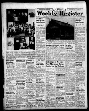 Primary view of object titled 'Gainesville Weekly Register (Gainesville, Tex.), Vol. 62, No. 43, Ed. 1 Thursday, May 8, 1941'.