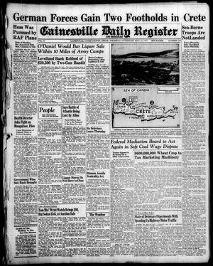 Primary view of object titled 'Gainesville Daily Register and Messenger (Gainesville, Tex.), Vol. 51, No. 229, Ed. 1 Thursday, May 22, 1941'.