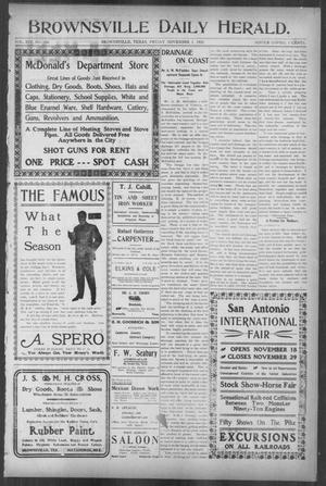 Brownsville Daily Herald (Brownsville, Tex.), Vol. 14, No. 106, Ed. 1, Friday, November 3, 1905
