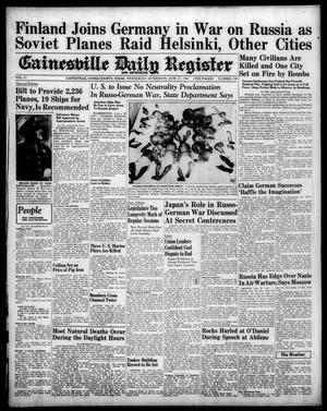 Primary view of object titled 'Gainesville Daily Register and Messenger (Gainesville, Tex.), Vol. 51, No. 258, Ed. 1 Wednesday, June 25, 1941'.