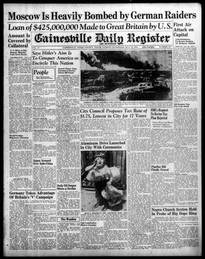 Primary view of object titled 'Gainesville Daily Register and Messenger (Gainesville, Tex.), Vol. 51, No. 281, Ed. 1 Tuesday, July 22, 1941'.