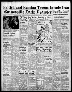 Primary view of object titled 'Gainesville Daily Register and Messenger (Gainesville, Tex.), Vol. 51, No. 309, Ed. 1 Monday, August 25, 1941'.