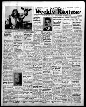 Gainesville Weekly Register (Gainesville, Tex.), Vol. 63, No. 9, Ed. 1 Thursday, September 11, 1941
