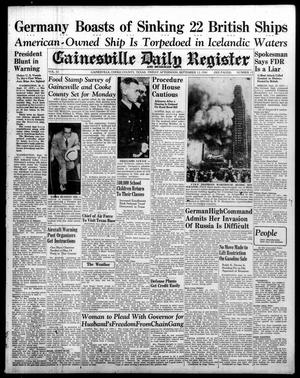 Gainesville Daily Register and Messenger (Gainesville, Tex.), Vol. 52, No. 12, Ed. 1 Friday, September 12, 1941
