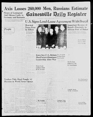 Gainesville Daily Register and Messenger (Gainesville, Tex.), Vol. 52, No. 28, Ed. 1 Wednesday, October 1, 1941