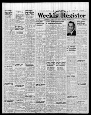 Primary view of object titled 'Gainesville Weekly Register (Gainesville, Tex.), Vol. 63, No. 12, Ed. 1 Thursday, October 2, 1941'.