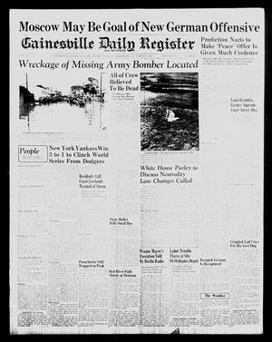 Gainesville Daily Register and Messenger (Gainesville, Tex.), Vol. 52, No. 32, Ed. 1 Monday, October 6, 1941