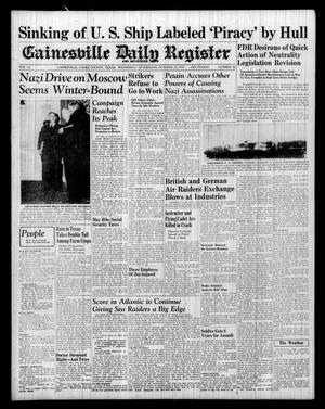 Primary view of object titled 'Gainesville Daily Register and Messenger (Gainesville, Tex.), Vol. 52, No. 46, Ed. 1 Wednesday, October 22, 1941'.