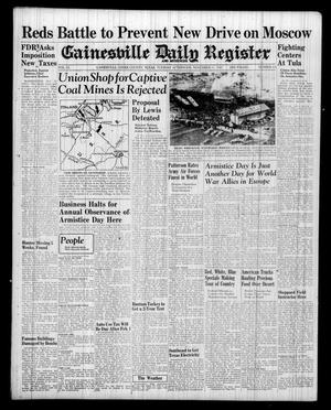 Gainesville Daily Register and Messenger (Gainesville, Tex.), Vol. 52, No. 63, Ed. 1 Tuesday, November 11, 1941