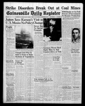 Primary view of object titled 'Gainesville Daily Register and Messenger (Gainesville, Tex.), Vol. 52, No. 69, Ed. 1 Tuesday, November 18, 1941'.