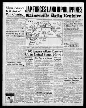 Gainesville Daily Register and Messenger (Gainesville, Tex.), Vol. 52, No. 88, Ed. 1 Wednesday, December 10, 1941
