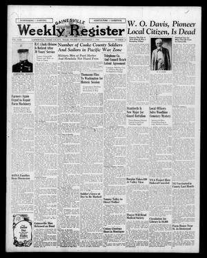 Gainesville Weekly Register (Gainesville, Tex.), Vol. 63, No. 22, Ed. 1 Thursday, December 11, 1941