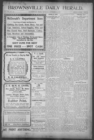 Brownsville Daily Herald (Brownsville, Tex.), Vol. 14, No. 129, Ed. 1, Thursday, November 30, 1905