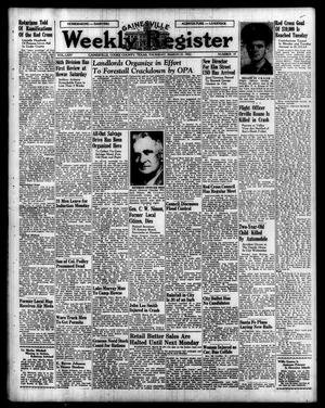 Primary view of object titled 'Gainesville Weekly Register (Gainesville, Tex.), Vol. 64, No. 37, Ed. 1 Thursday, March 25, 1943'.