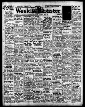 Primary view of object titled 'Gainesville Weekly Register (Gainesville, Tex.), Vol. 64, No. 47, Ed. 1 Thursday, June 3, 1943'.