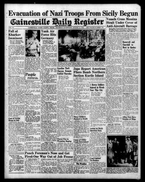 Gainesville Daily Register and Messenger (Gainesville, Tex.), Vol. 53, No. 295, Ed. 1 Thursday, August 12, 1943