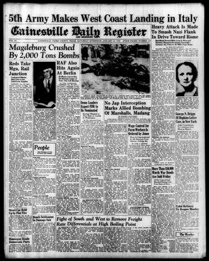 Gainesville Daily Register and Messenger (Gainesville, Tex.), Vol. 54, No. 125, Ed. 1 Saturday, January 22, 1944