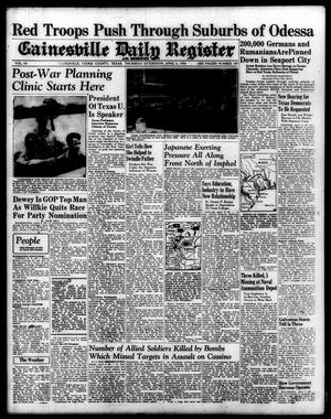 Gainesville Daily Register and Messenger (Gainesville, Tex.), Vol. 54, No. 189, Ed. 1 Thursday, April 6, 1944