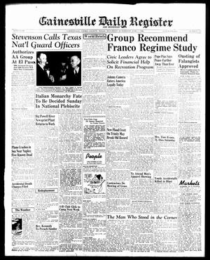 Gainesville Daily Register and Messenger (Gainesville, Tex.), Vol. 56, No. 237, Ed. 1 Saturday, June 1, 1946