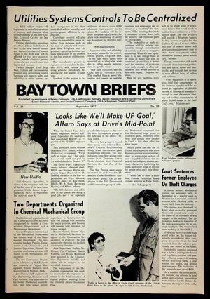 Baytown Briefs (Baytown, Tex.), Vol. 25, No. 10, Ed. 1, September 1977