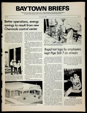 Baytown Briefs (Baytown, Tex.), Vol. 28, No. 11, Ed. 1, November 1980