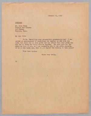 [Letter from I. H. Kempner to Dave Cohen, January 31, 1949]