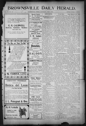 Brownsville Daily Herald (Brownsville, Tex.), Vol. 14, No. 288, Ed. 1, Saturday, June 9, 1906