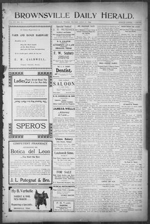 Brownsville Daily Herald (Brownsville, Tex.), Vol. 15, No. 21, Ed. 1, Friday, July 27, 1906
