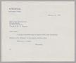 Letter: [Letter from I. H. Kempner to Anne Oppenheimer, January 20, 1959]