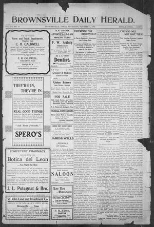 Brownsville Daily Herald (Brownsville, Tex.), Vol. 15, No. 80, Ed. 1, Thursday, October 4, 1906