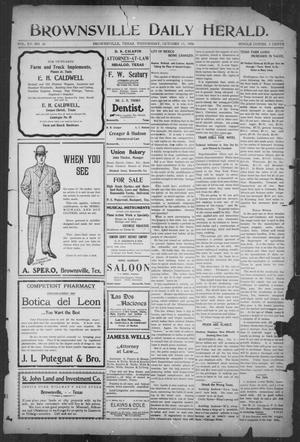 Brownsville Daily Herald (Brownsville, Tex.), Vol. 15, No. 85, Ed. 1, Wednesday, October 10, 1906