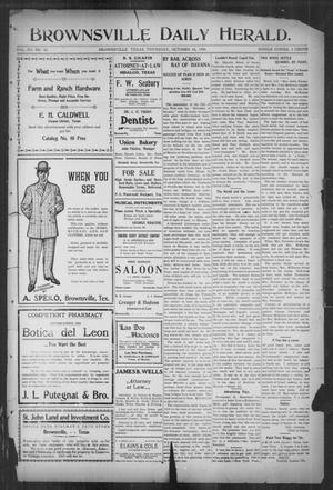 Brownsville Daily Herald (Brownsville, Tex.), Vol. 15, No. 92, Ed. 1, Thursday, October 18, 1906