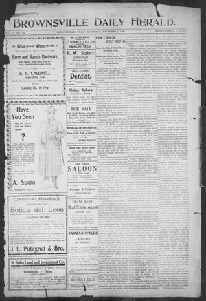 Brownsville Daily Herald (Brownsville, Tex.), Vol. 15, No. 106, Ed. 1, Saturday, November 3, 1906