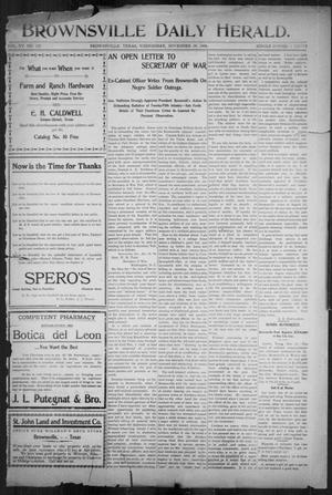 Brownsville Daily Herald (Brownsville, Tex.), Vol. 15, No. 127, Ed. 1, Wednesday, November 28, 1906