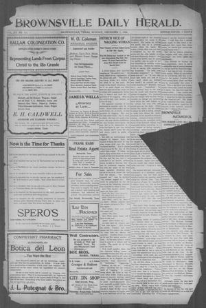 Brownsville Daily Herald (Brownsville, Tex.), Vol. 15, No. 131, Ed. 1, Monday, December 3, 1906