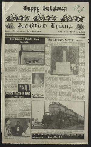 Primary view of object titled 'Grandview Tribune (Grandview, Tex.), Vol. 107, No. 8, Ed. 1 Friday, October 26, 2001'.