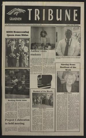 Primary view of object titled 'Grandview Tribune (Grandview, Tex.), Vol. 108, No. 5, Ed. 1 Friday, September 27, 2002'.