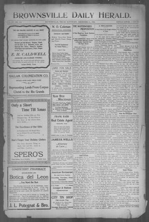 Brownsville Daily Herald (Brownsville, Tex.), Vol. 15, No. 148, Ed. 1, Saturday, December 22, 1906