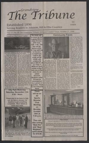Primary view of object titled 'The Grandview Tribune (Grandview, Tex.), Vol. 111, No. 9, Ed. 1 Friday, October 27, 2006'.