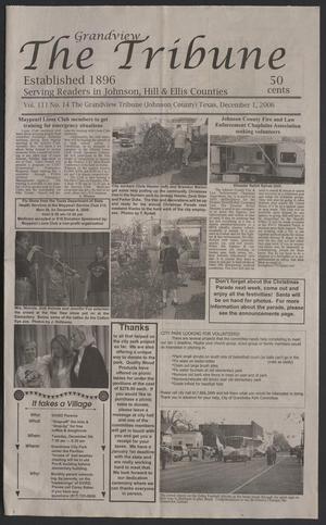Primary view of object titled 'The Grandview Tribune (Grandview, Tex.), Vol. 111, No. 14, Ed. 1 Friday, December 1, 2006'.