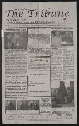 Primary view of object titled 'The Grandview Tribune (Grandview, Tex.), Vol. 111, No. 15, Ed. 1 Friday, December 8, 2006'.