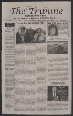 The GV Tribune (Grandview, Tex.), Vol. 112, No. 43, Ed. 1 Friday, November 2, 2007