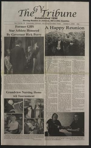 Primary view of The GV Tribune (Grandview, Tex.), Vol. 114, No. 39, Ed. 1 Friday, October 2, 2009