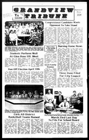 Grandview Tribune (Grandview, Tex.), Vol. 92, No. 32, Ed. 1 Friday, March 18, 1988