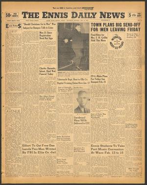 The Ennis Daily News (Ennis, Tex.), Vol. 49, No. 14, Ed. 1 Thursday, January 16, 1941