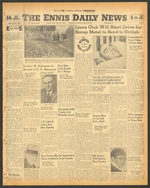 The Ennis Daily News (Ennis, Tex.), Vol. 49, No. 73, Ed. 1 Wednesday, March 26, 1941