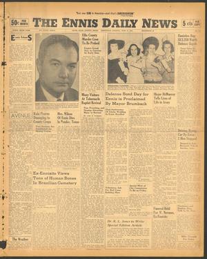 The Ennis Daily News (Ennis, Tex.), Vol. 49, No. 139, Ed. 1 Wednesday, June 11, 1941